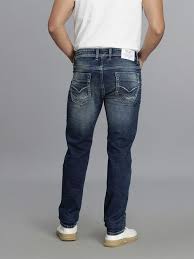 med blue 5 pocket mid rise slim straight fit jeans med blue 5 pocket mid rise slim straight fit jeans
