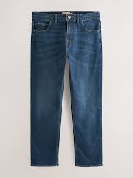 medium blue 5 pocket midrise, comfort and straight fit stretch jeans medium blue 5 pocket midrise, comfort and straight fit stretch jeans