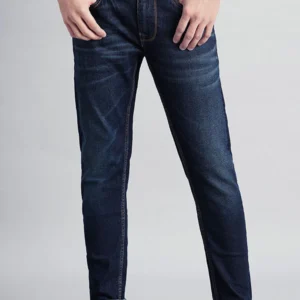 dk blue 5 pocket low rise ankle length jeans