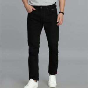 black 5 pocket low rise ankle length jeans