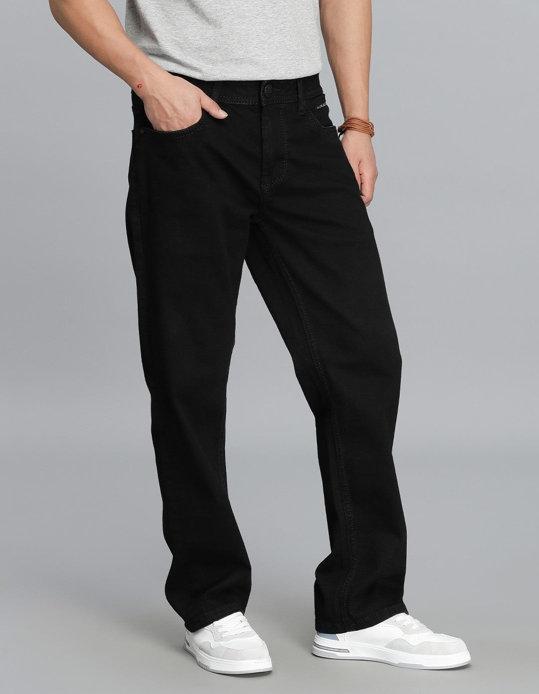 black 5 pocket midrise, comfort straight fit cropped jeans black 5 pocket midrise, comfort straight fit cropped jeans