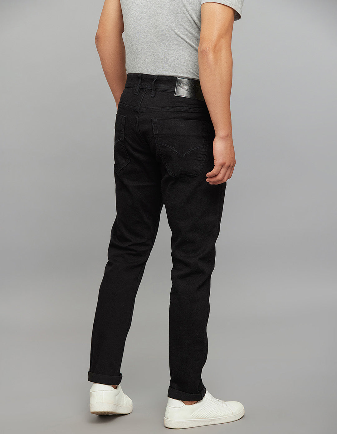 black 5 pocket low rise tapered ankle length classic stretch jeans black 5 pocket low rise tapered ankle length classic stretch jeans