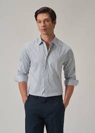 slim fit checkered shirt for men