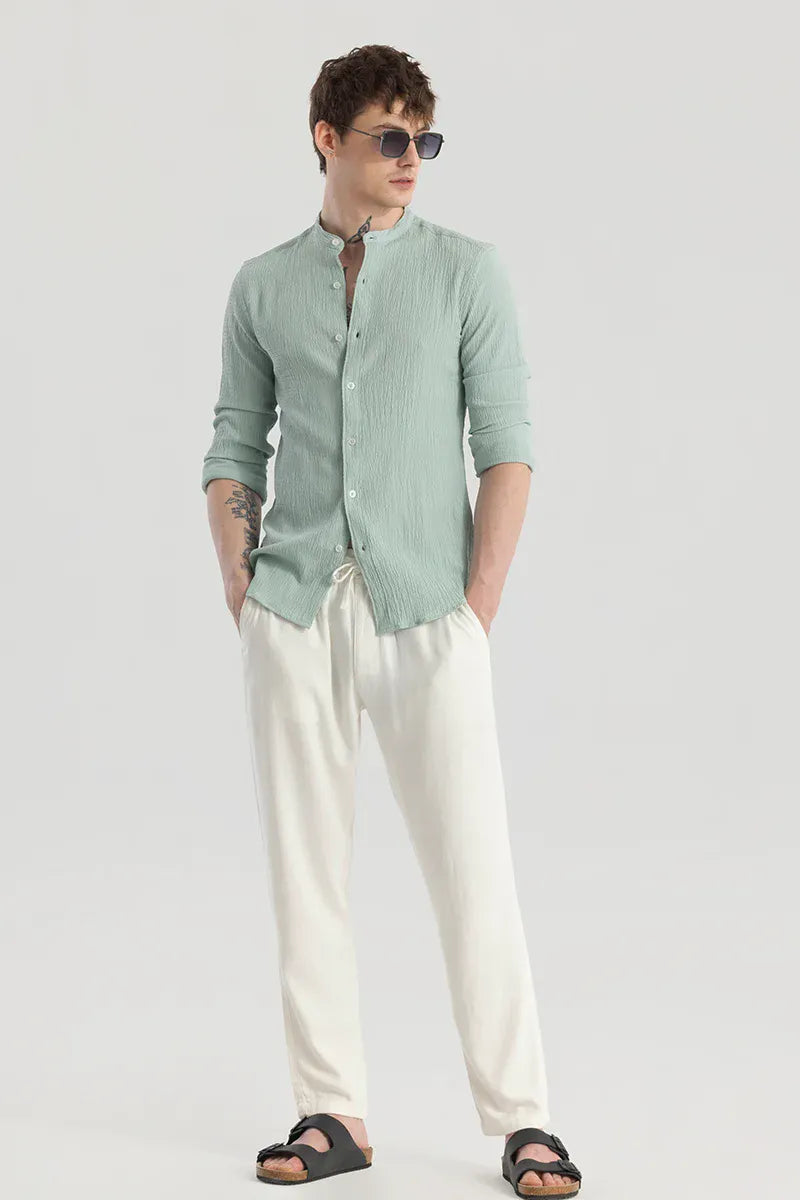 berit light green textured shirts berit light green textured shirts