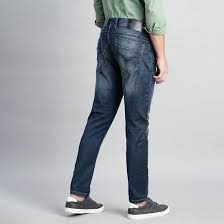 dk blue 5 pocket low rise ankle length jeans