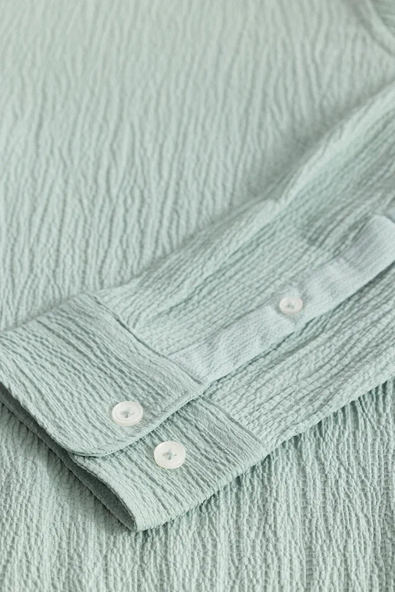 berit light green textured shirts berit light green textured shirts
