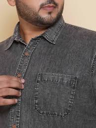 charcoal washed denim shirt charcoal washed denim shirt
