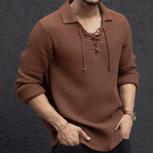 Home brown regular fit full sleeves shirt