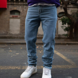 blue denim regular fit jeans