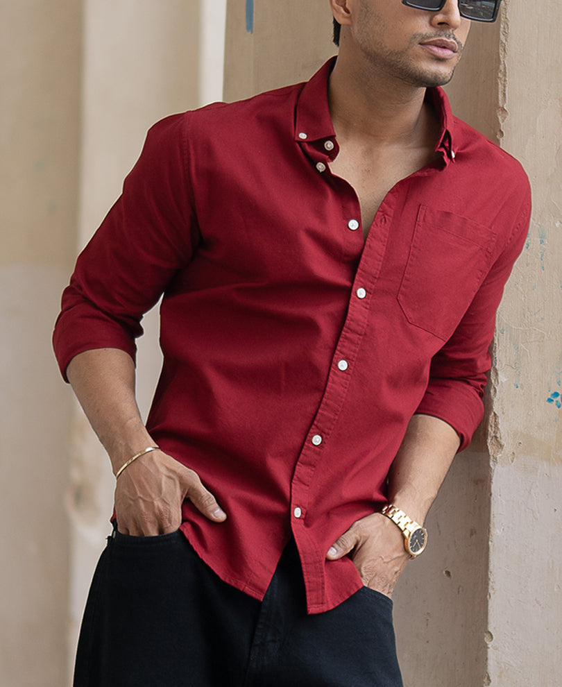 brick red oxford shirt brick red oxford shirt