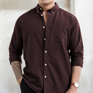 Home brown oxford shirt