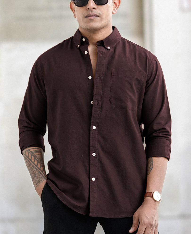 brown oxford shirt brown oxford shirt