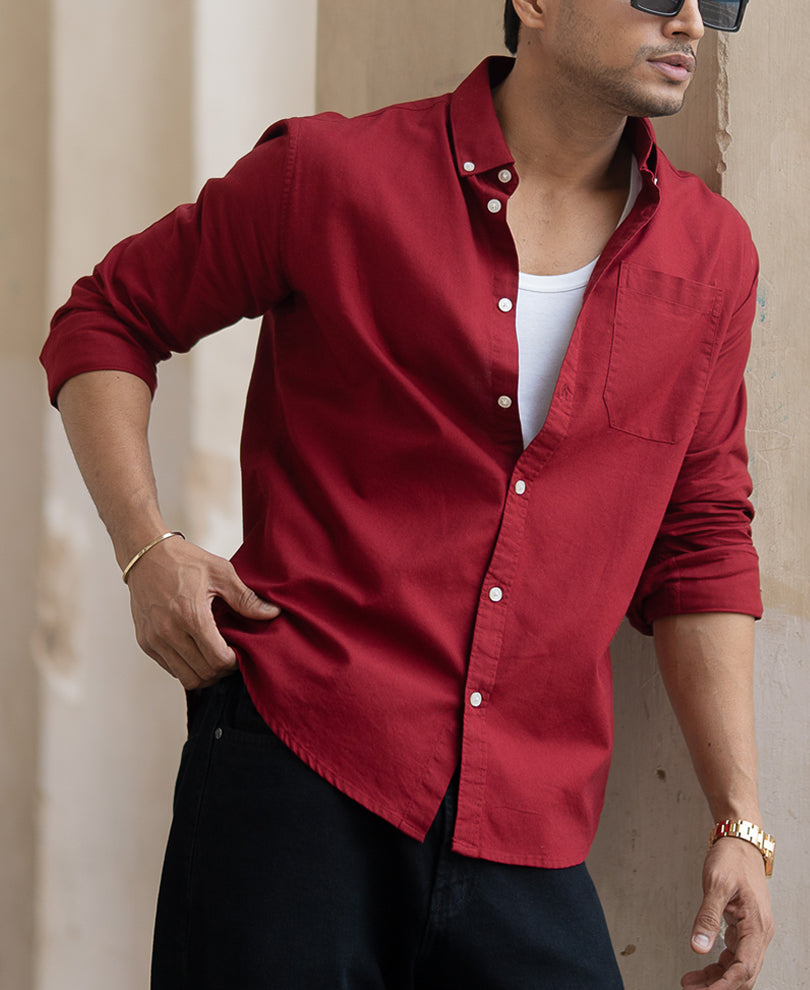 brick red oxford shirt brick red oxford shirt