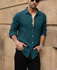 teal lightweight oxford shirt