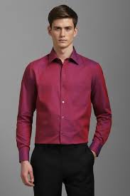 men maroon textured full sleeves formal shirt men maroon textured full sleeves formal shirt