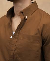 toffee brown lightweight oxford shirt toffee brown lightweight oxford shirt