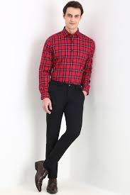 men checked regular fit shirt men checked regular fit shirt
