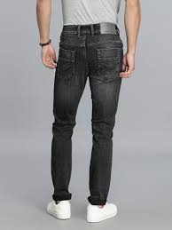 med blue 5 pocket low rise ankle length jeans
