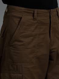 men 2 cotton relaxed fit cargo trousers, charcoal grey brown men 2 cotton relaxed fit cargo trousers, charcoal grey brown