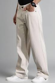 relaxed fit denim baggy jeans, beige, plain style, casual wear relaxed fit denim baggy jeans, beige, plain style, casual wear