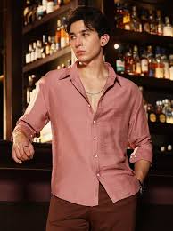 rogue pink structured buttondown shirt rogue pink structured buttondown shirt