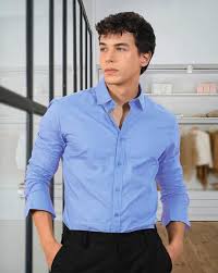 men regular fit shirt with spread collar men regular fit shirt with spread collar