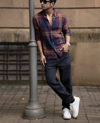 multicolour twill checks buttondown shirt multicolour twill checks buttondown shirt