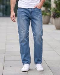 shein full length fly with button closure mid wash jeans shein full length fly with button closure mid wash jeans