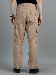 men 2 cotton relaxed fit cargo trousers, dark olive khakhi men 2 cotton relaxed fit cargo trousers, dark olive khakhi