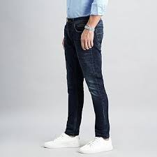 dk blue 5 pocket low rise ankle length jeans