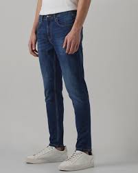 dk blue 5 pocket low rise ankle length jeans