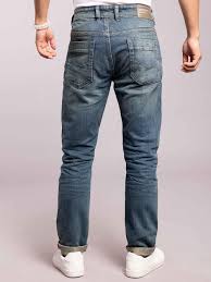 med blue 5 pocket low rise ankle length jeans