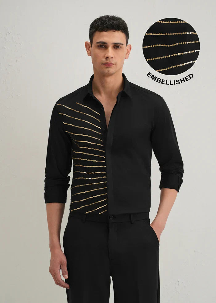 blackgradientraysequindesignershirt blackgradientraysequindesignershirt